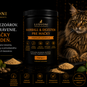 Dr. Ludvoni Hairball & Digestion for Cats – Premium Formula