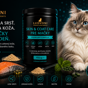 Dr. Ludvoni Skin & Coat Care for Cats – Premium Formula