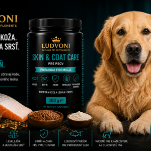 Dr. Ludvoni Skin & Coat Care for Dogs – Premium Formula