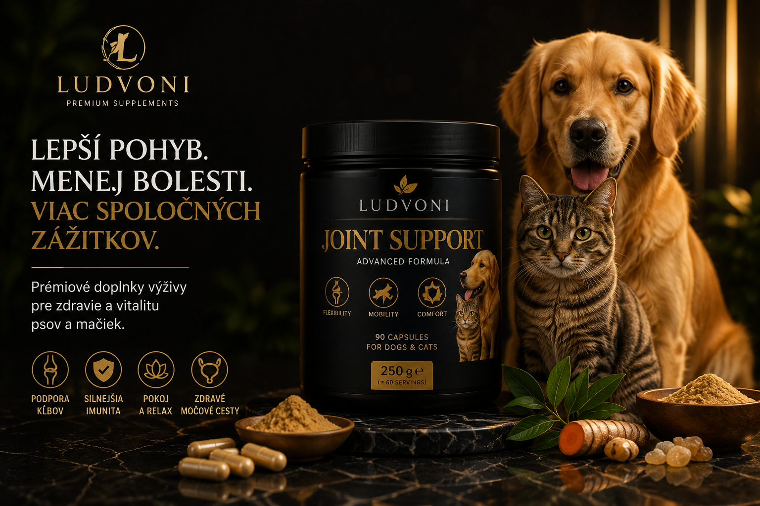 Dr. Ludvoni Joint Support for Dogs – Premium Formula